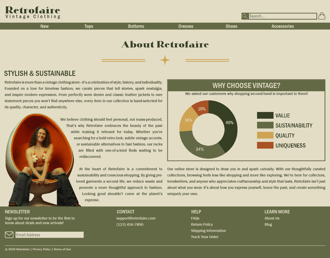 Retrofaire About Page Retrofaire About Page
