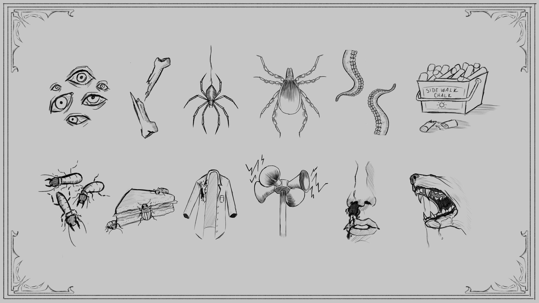 Miskatonic story illustrations 1 Miskatonic story illustrations 1