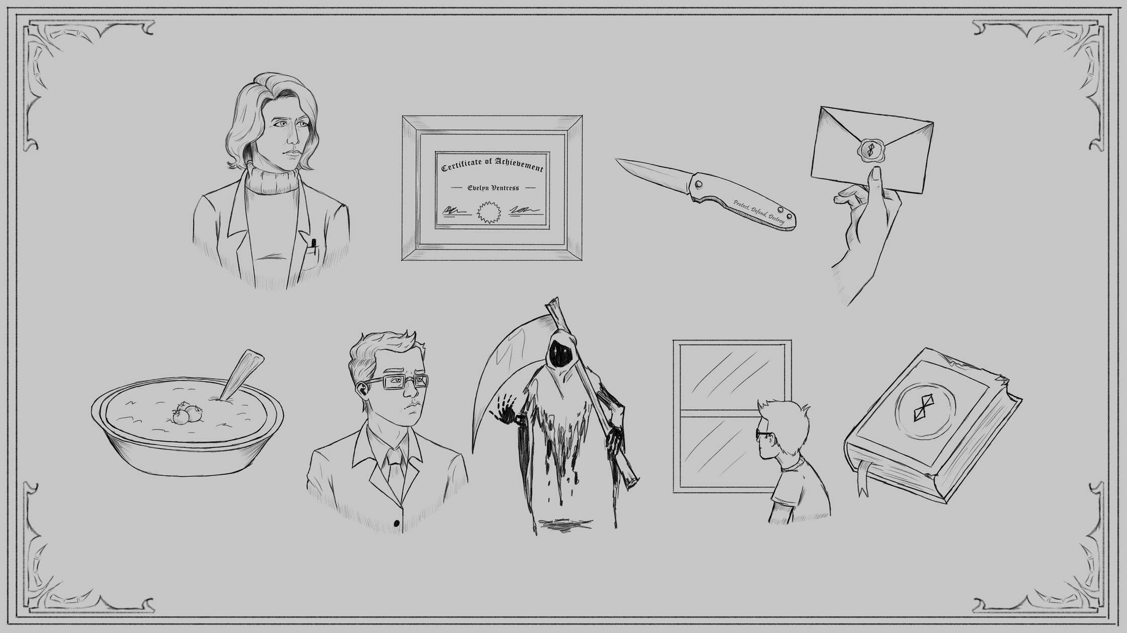 Miskatonic story illustrations 2 Miskatonic story illustrations 2